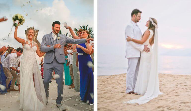 Vestido de noiva para casamento na praia