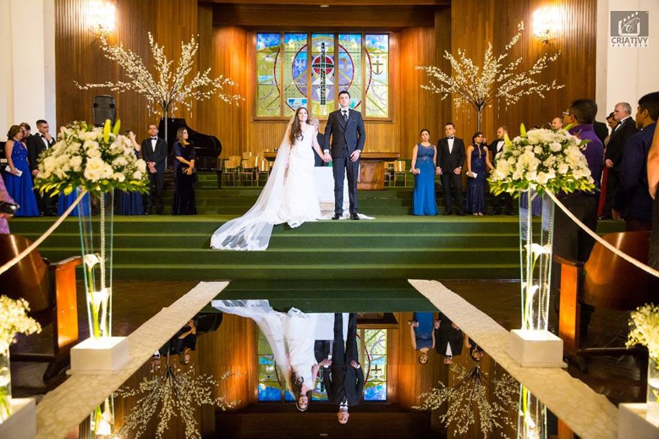 Casamento na Igreja Jardim das Oliveiras: Andreza e Thiago