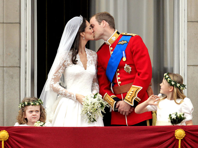 Beijo de Casamento William e Kate 