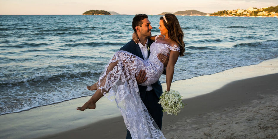 vestidos de noiva de praia