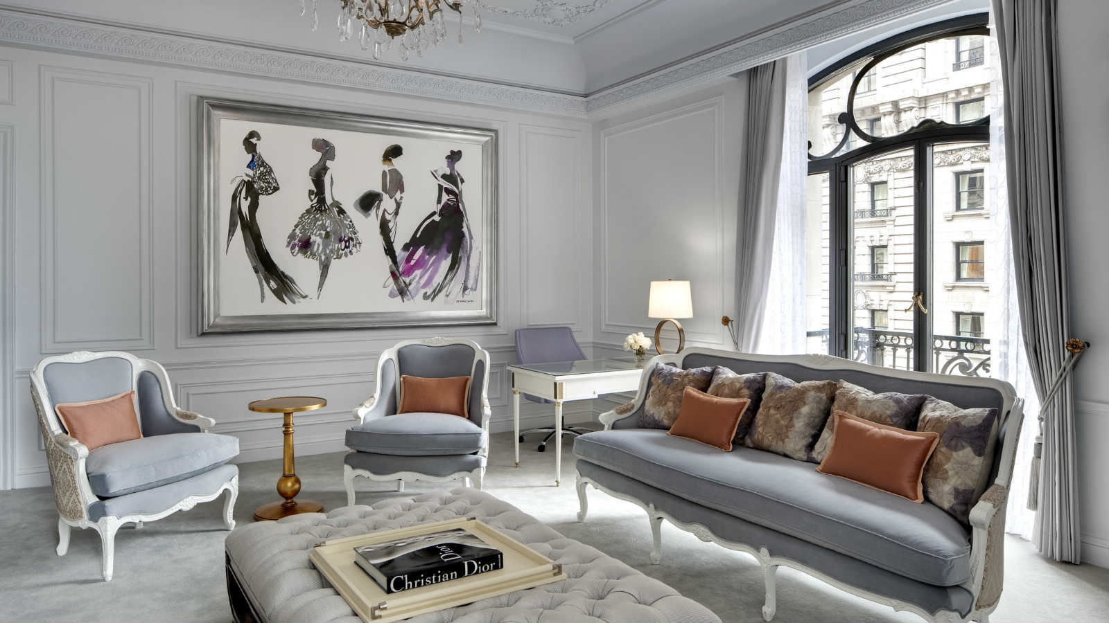 Dior Suite Living Room St. regis new york