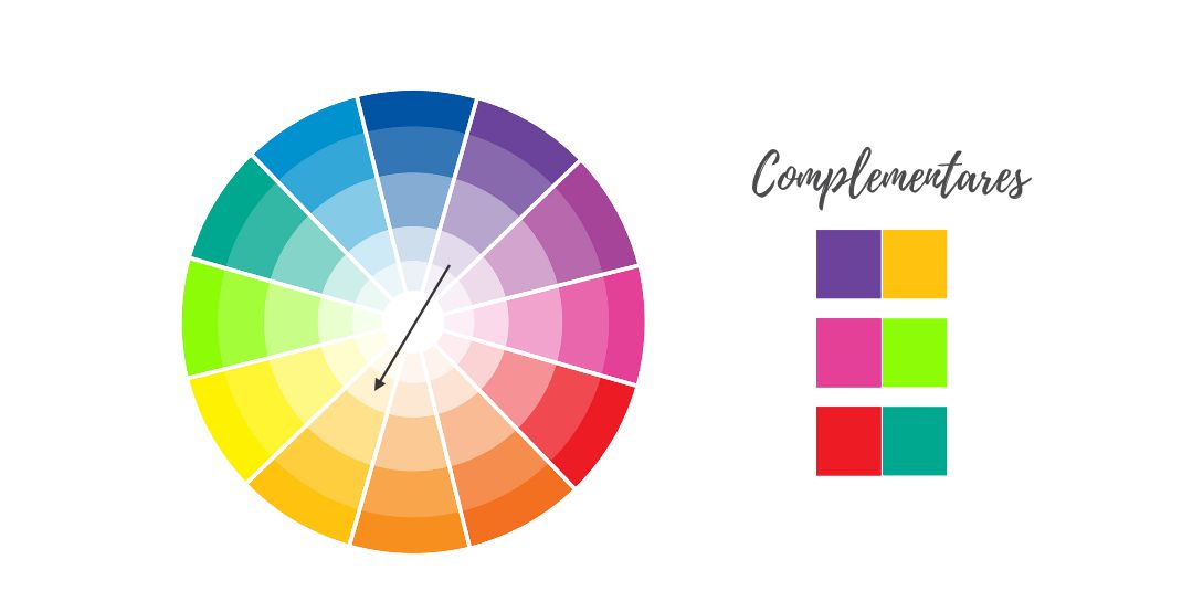Como combinar as cores da decoração do casamento com cores complementares
