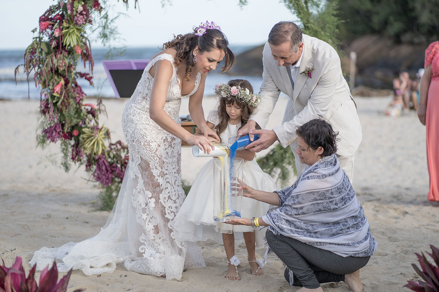 Rituais para cerimônia de casamento: Areias 